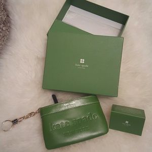 Kate Spade Leather Coin ,Keychain Purse/wallet